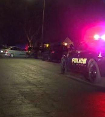 Police on the scene of the shooting <a href="https://www.kwch.com/content/news/Pregnant-woman-shot-in-northeast-Wichita-shooting-568822411.html">photo courtesy KWCH</a>