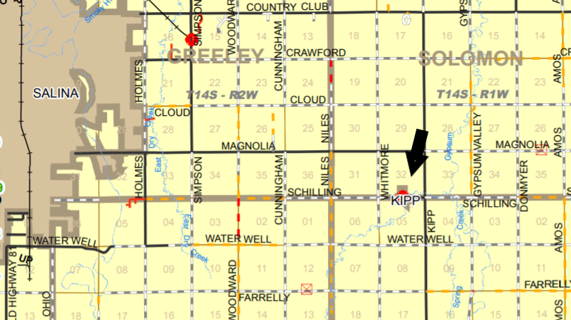 Map courtesy Saline County