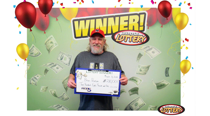 Brian Pearson of Kimball won $280,000 playing Nebraska Pick 5.
