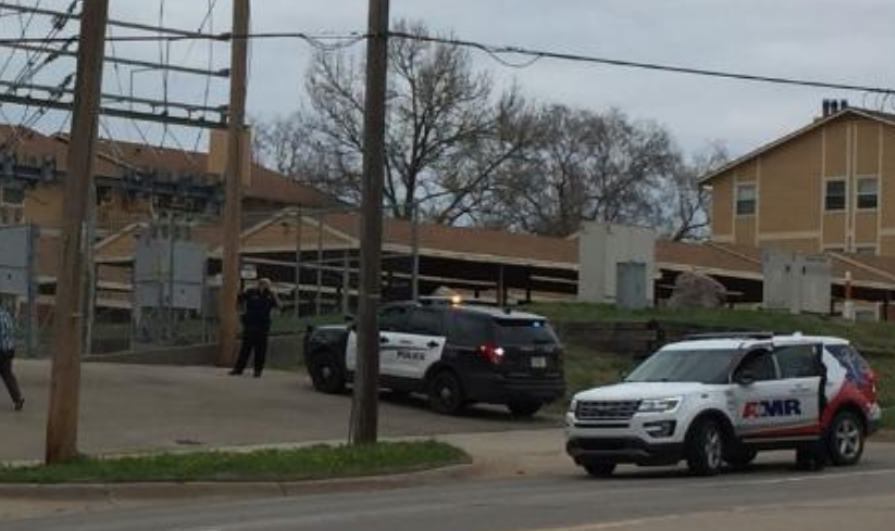 First responders on the scene Thursday evening <a href="https://www.wibw.com/content/news/Nearly-1300-without-power-in-SW-Topeka-569332361.html">photo courtesy WIBW TV</a>