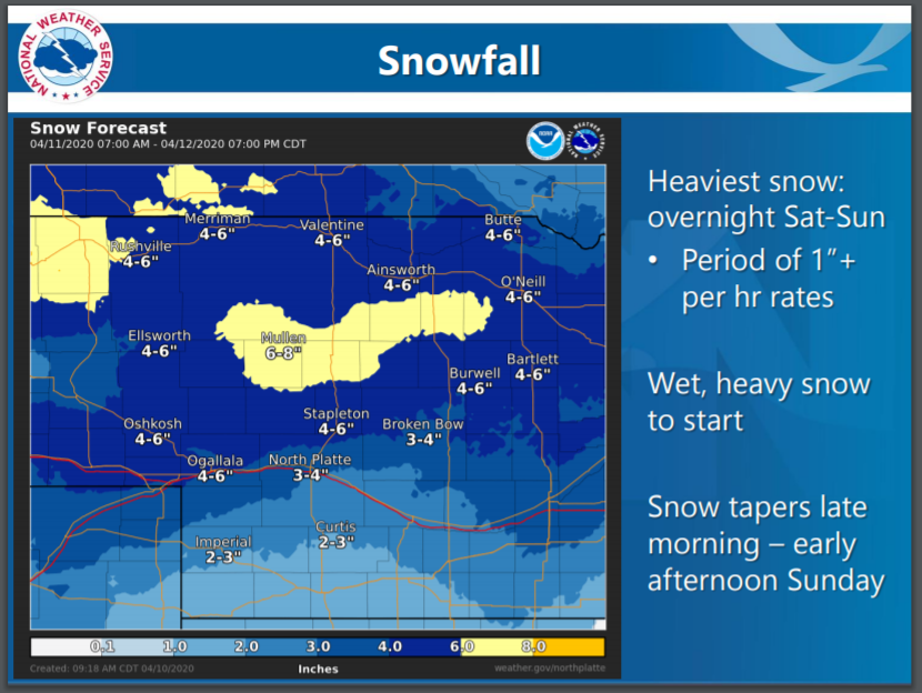 National Weather Service Graphic