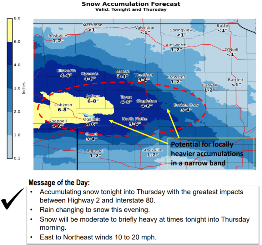 National Weather Service Graphic