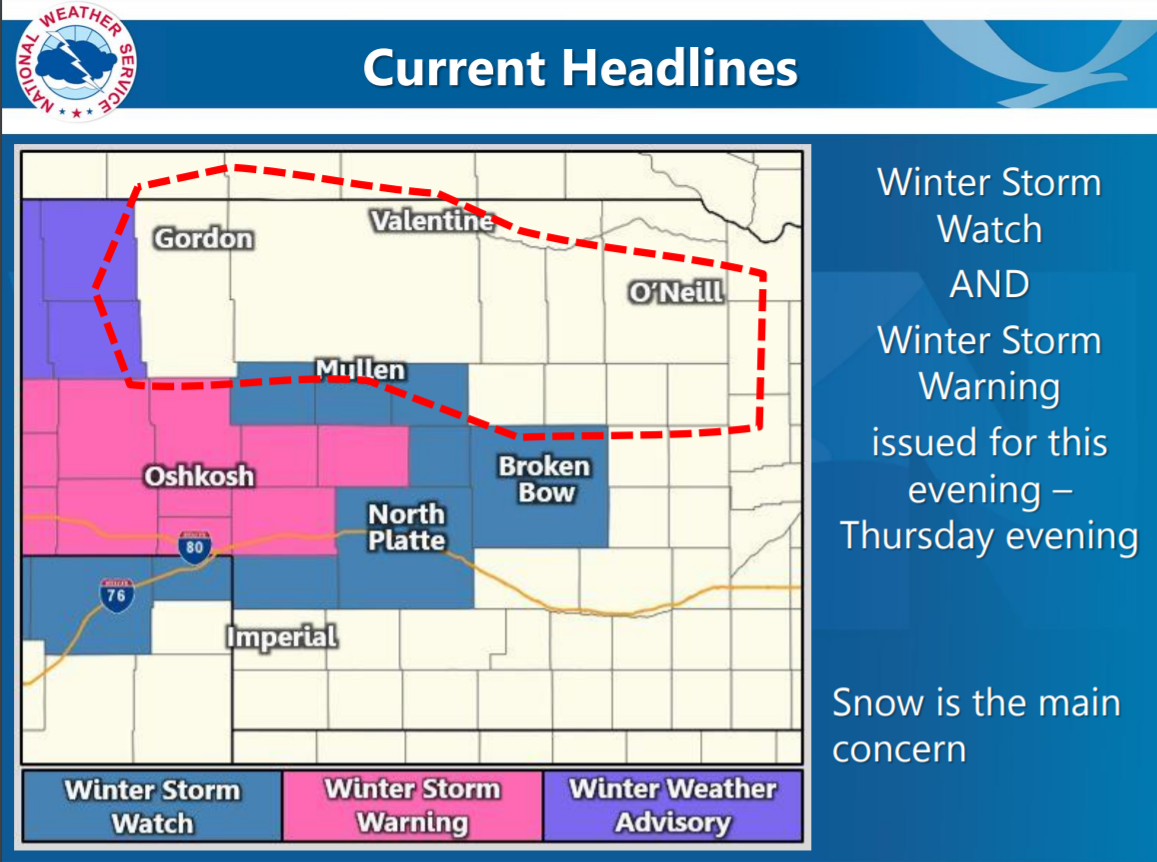 National Weather Service Graphic