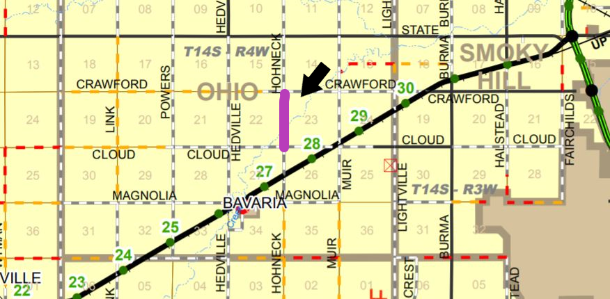 Map courtesy Saline County