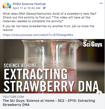 Extract Strawberry DNA. <a href="https://www.youtube.com/watch?v=67KXatgoNKs&fbclid=IwAR3oX8jOGLujtK2th3CxB_5zrV1UqrOd9nvdU-6a_cvS7mDvfxSYpuCUotU" target="_blank">https://www.youtube.com/watch?v=67KXatgoNKs</a>