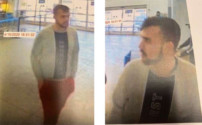Surveillance photos courtesy Crimestoppers