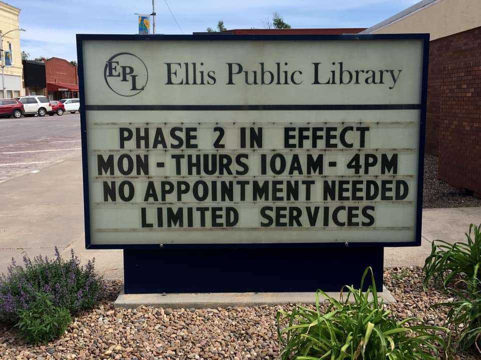 The Ellis Library reopened this week with limited services.