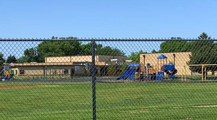 <b>Part of the playground at Grace E. Stewart Elementary School.</b> Salina Post photo