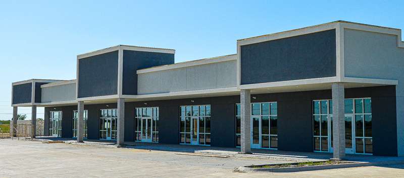 Retail space is being built near the new Hilton Garden Suites convention center in north Hays.