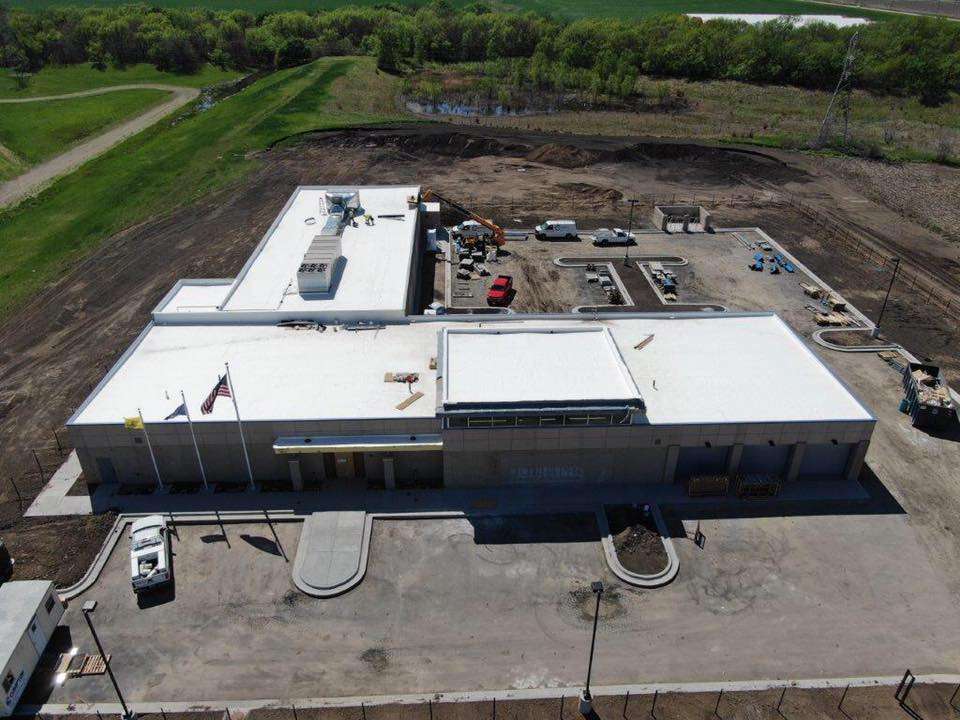 Work continues on the Salina Police Department Regional Training Center. Photo courtesy the <a href="https://www.facebook.com/SalinaKSPD/">Salina Police Department </a>Facebook page