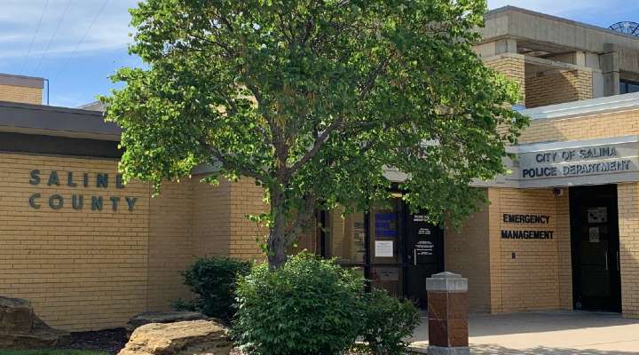 <b>Entrances to the Salina-Saline County Criminal Justice Center.</b> Salina Post photo