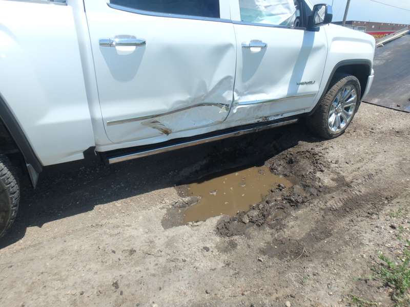 <b>The GMC Sierra.</b> Photo courtesy Saline County Sheriff's Office