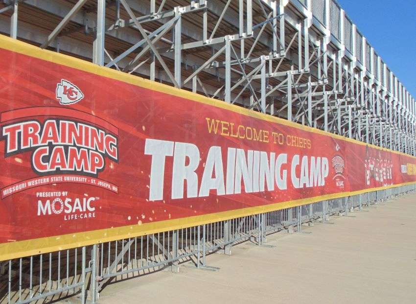 Kansas City Chiefs training camp has been held at the campus of Missouri Western State University since 2010, minus in 2020 during the height of COVID / file photo