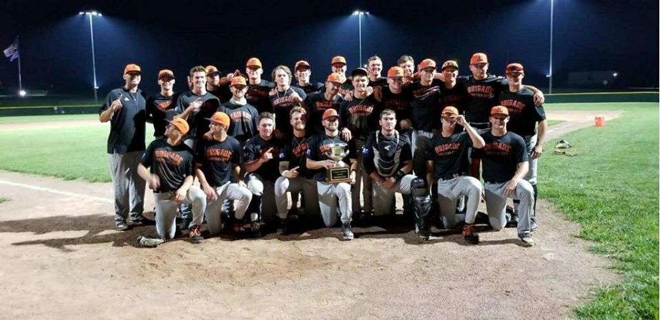 2019 Cowdin Cup champion Brigade baseball team ( Photo - Junction City Brigade