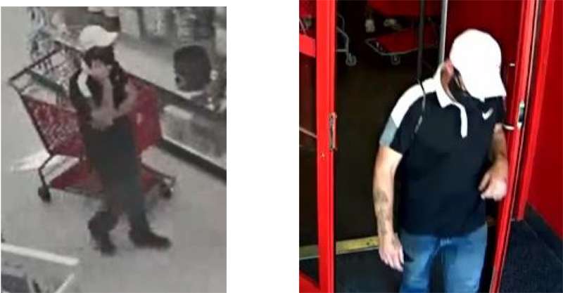 Images pulled from surveillance video courtesy Salina Police Department