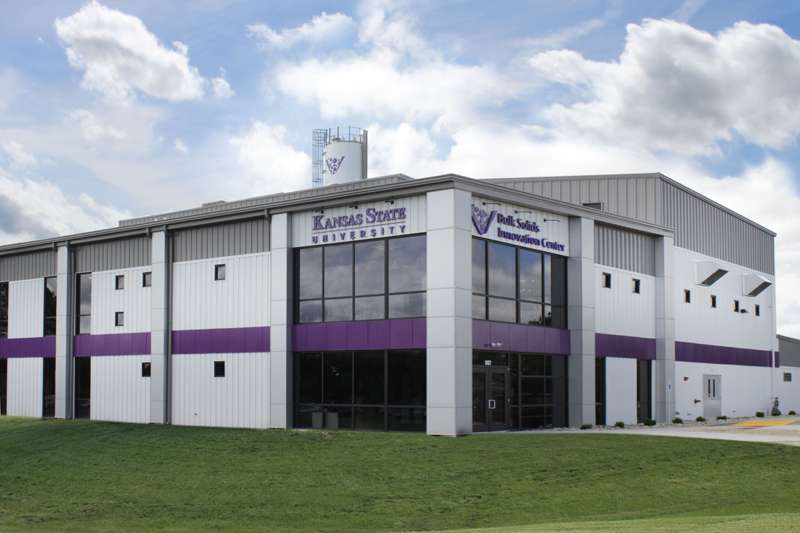 <b>Kansas State University Bulk Solids Innovation Center. </b>Photo courtesy KSU