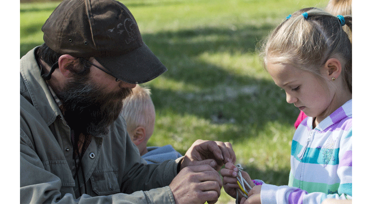 Tying good fishing knots is one of the most important skills a new angler can learn. (Nebraskaland Magazine/NGPC)