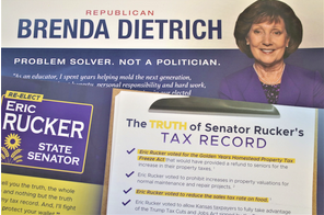 A mailer from the Dietrich-Rucker race.