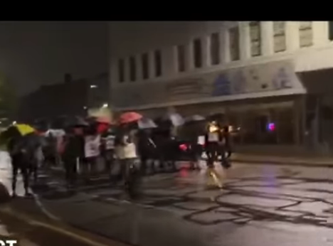 Black Live Matter Protesters in Wichita -photo courtesy Liberty ICT