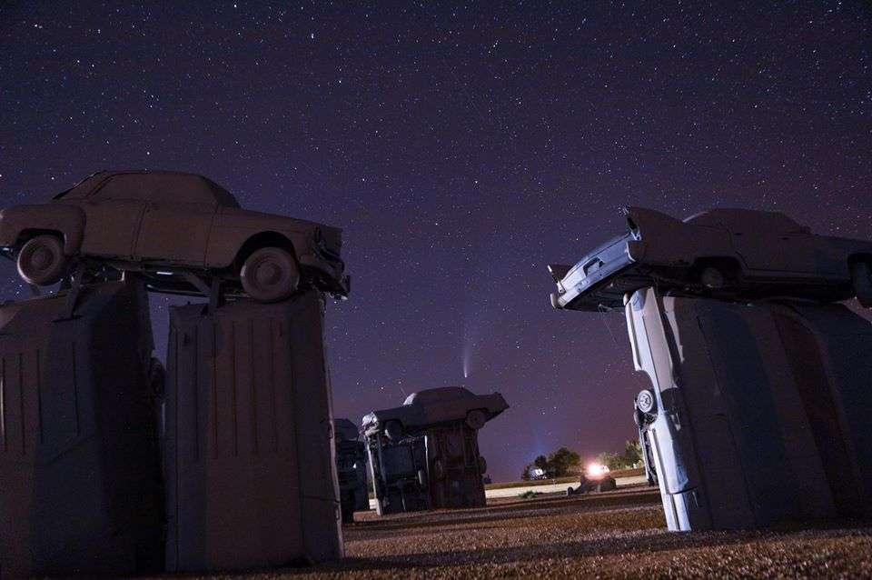 Carhenge comet