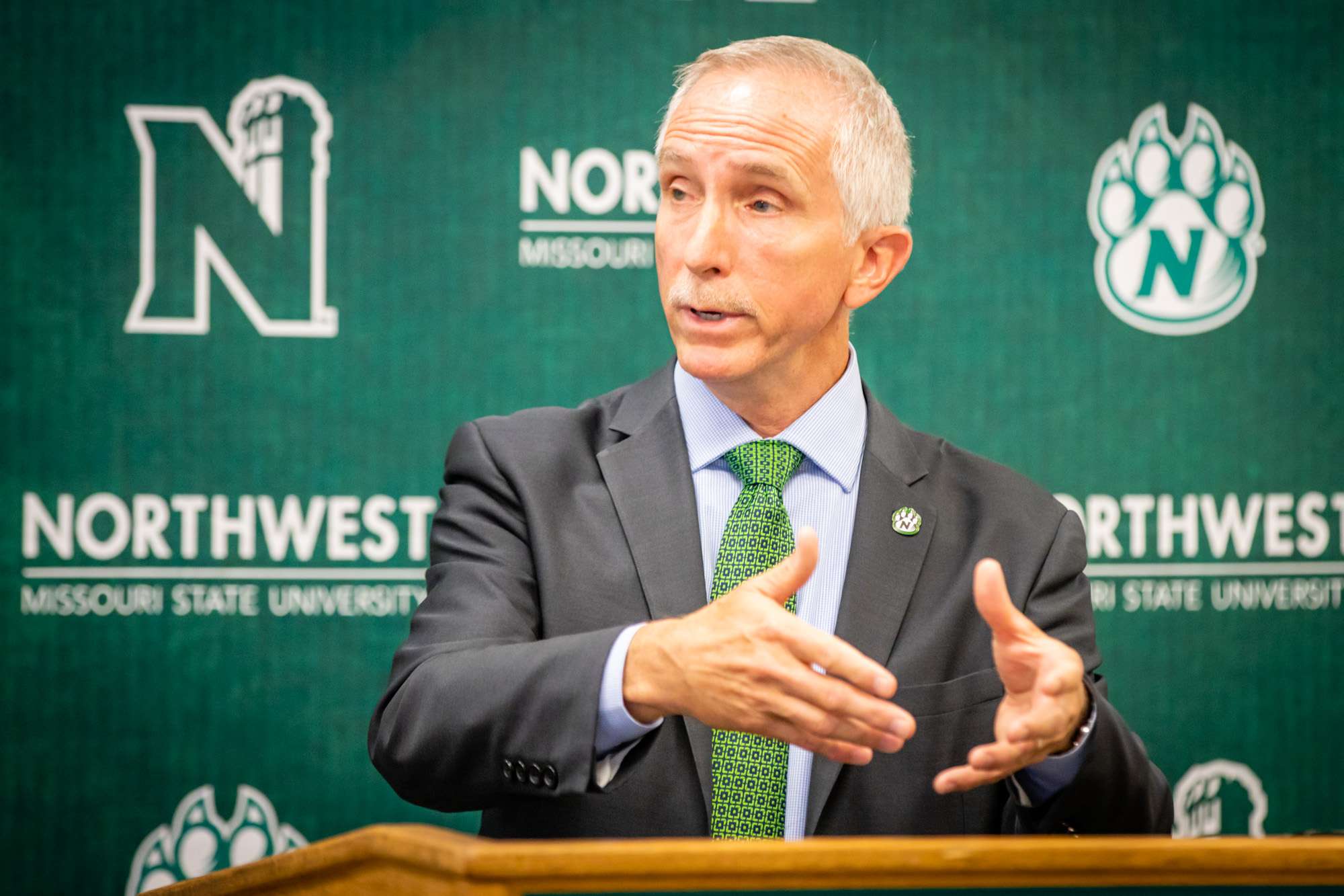 Northwest Missouri State University President John Jasinski/Photo by Todd Weddle, NMSU