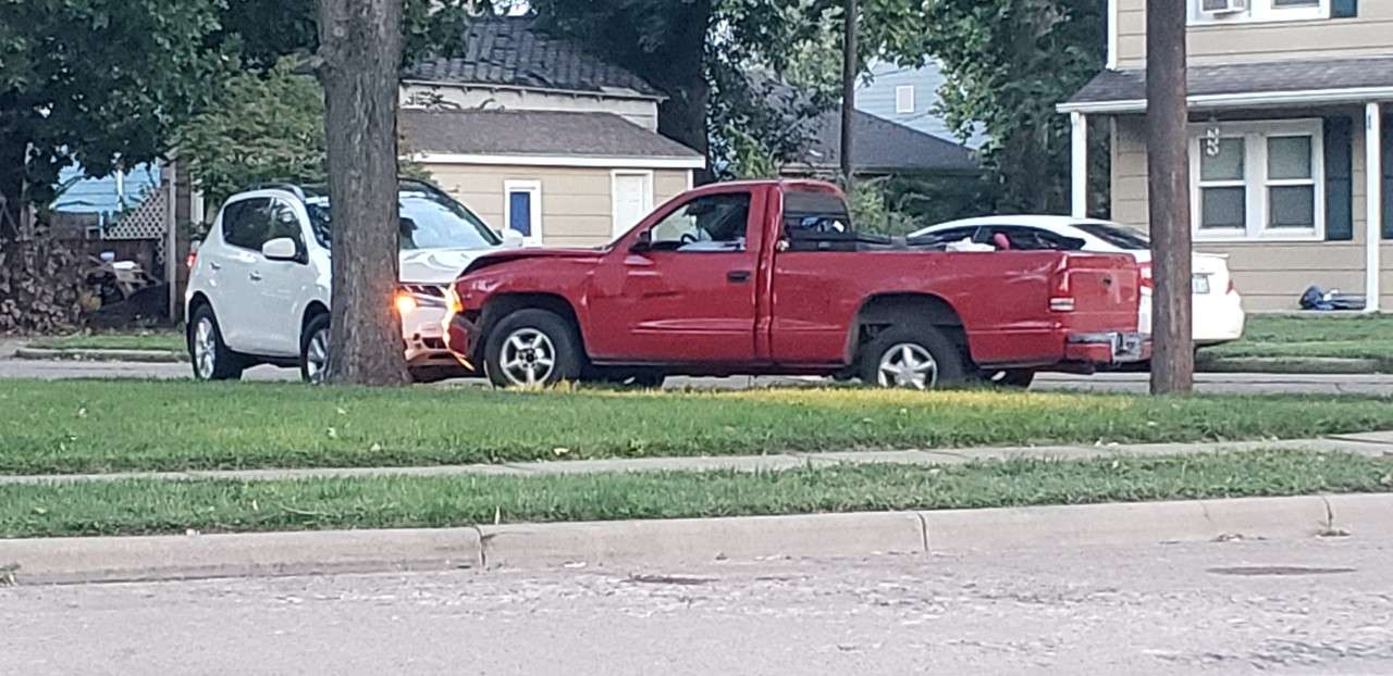 <b>The wreck on West Jewell Avenue Wednesday night.</b> Photo courtesy David Toelle