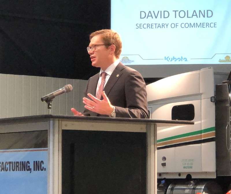 Kansas Secretary of Commerce David Toland