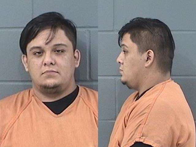 Gustavo Almaguer, Harassment by telecom device, Failure to appear, Possession of marijuana, Possession of drug paraphernalia, Arrested 8/8