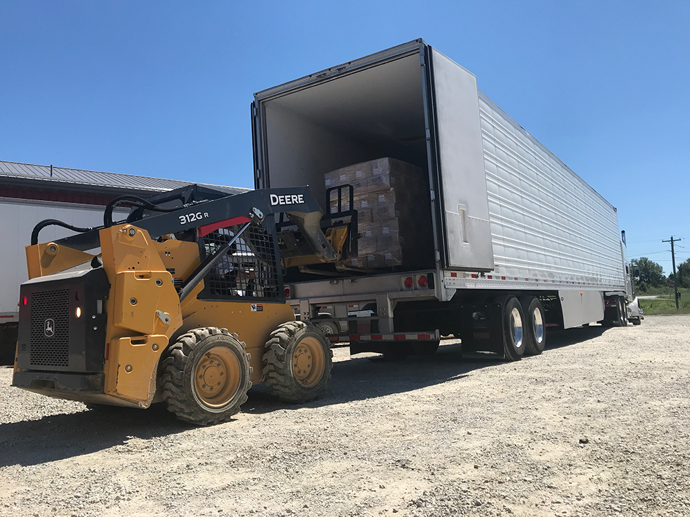 Second Harvest Community Food Bank received a donation of more than 37,000 servings of ground pork from Missouri Farmers Care's Drive to Feed Kids. Photo courtesy of Missouri Farmers Care.