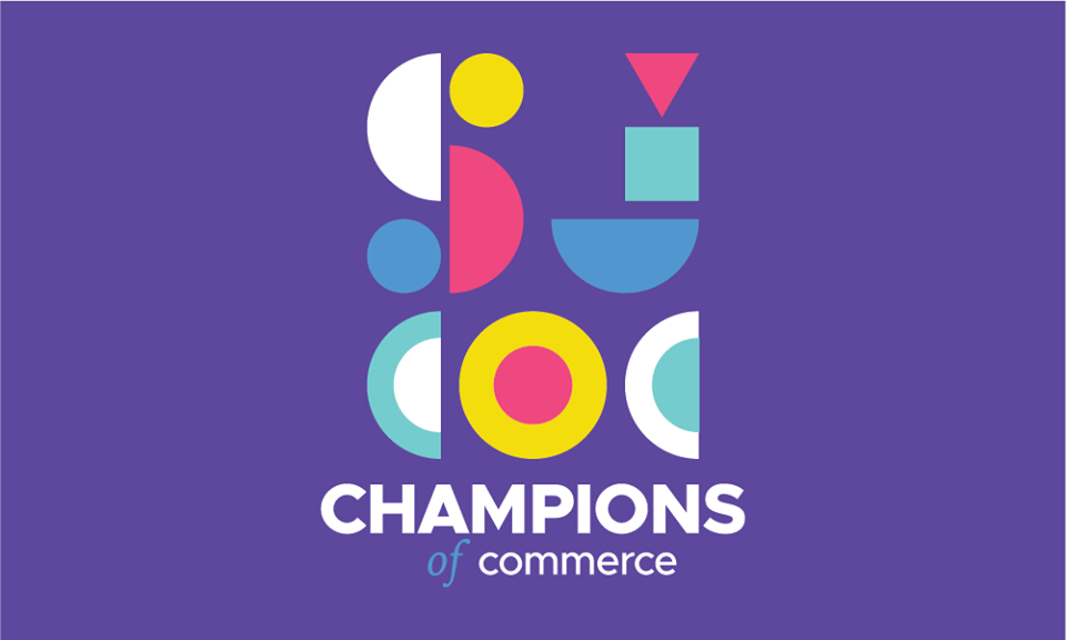 Champions of Commerce campaign logo courtesy of the St. Joseph Chamber of Commerce.