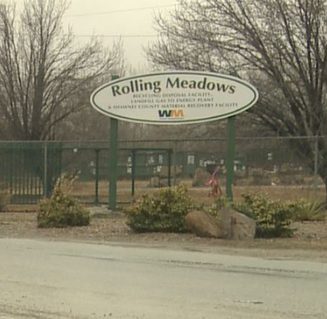 Vigil's body was found at this recycling center on March 9 -photo courtesy WIBW TV