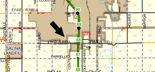 Map courtesy Saline County