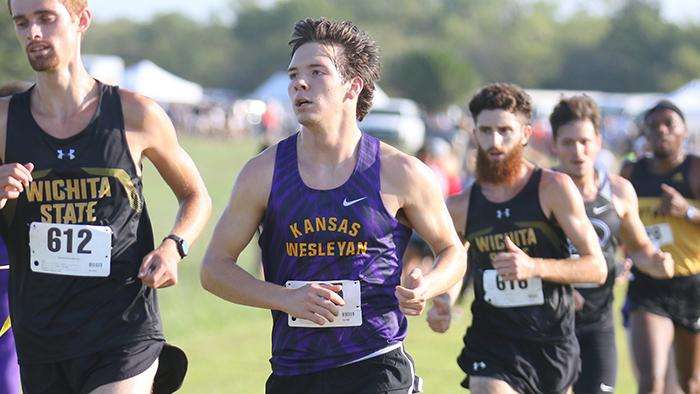 <b>KWU senior Jacob Lovell finished third in the Carol Swenson Cross Country Invitational, hosted by McPherson College Saturday.</b> Photo courtesy <a href="http://kwucoyotes.com">kwucoyotes.com</a>