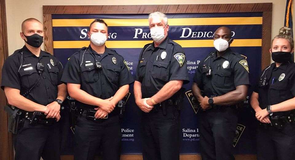 Salina Police Department introduces newest officers