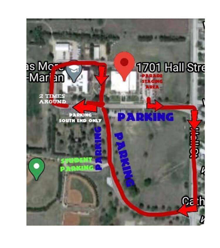 Parade route