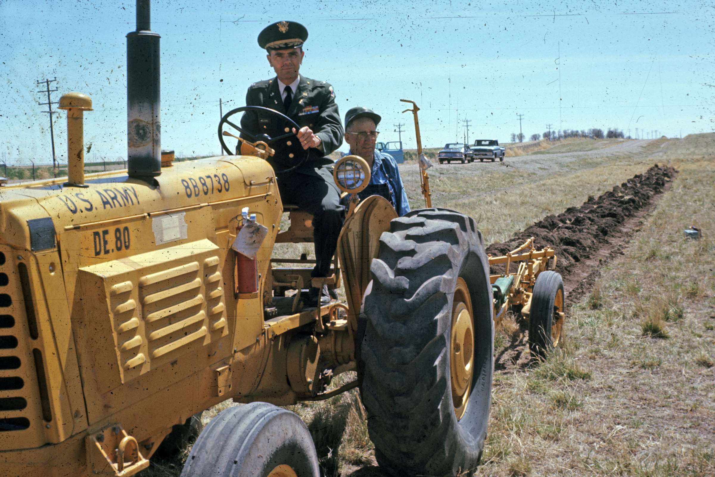 On April 17, 1967, RAD President Ray Cruise and Col. C. Williams drew a symbolic furrow on what had now been named the High Plains Agricultural Laboratory.