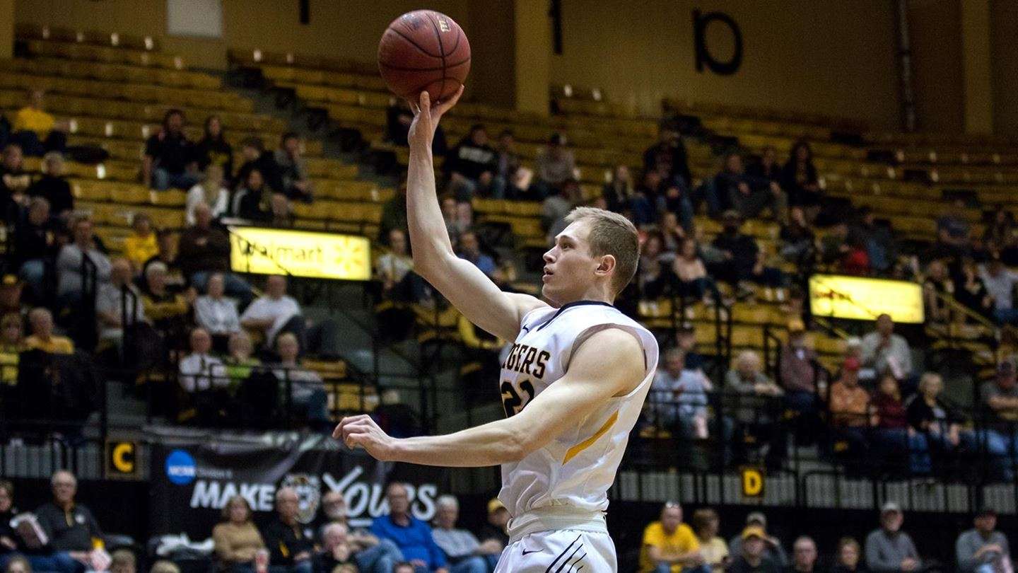 Jared Vitztum leads the Tigers at 19.0 points per game and leads the&nbsp; MIAA wth 10.4 rebounds per contest (Courtesy FHSU Athletics, Allie Schweizer)