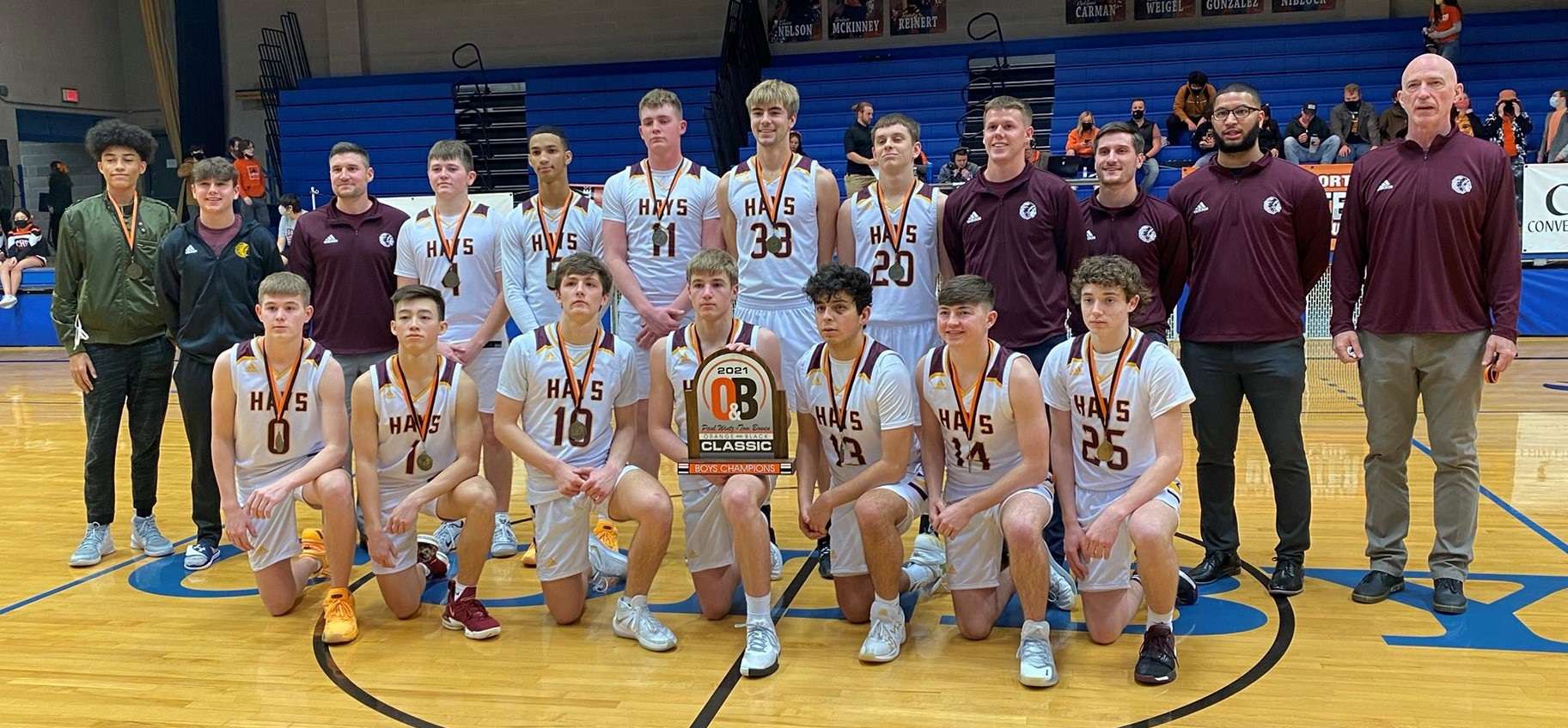 🏀 Hays boys win first Orange & Black title since 2001