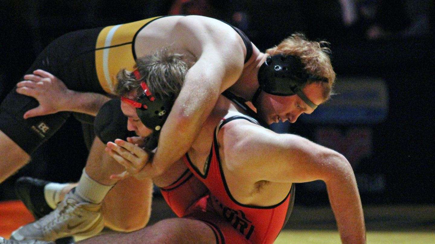 <b>FHSU's Clint Herrick.</b> Photo by Tylee Biera courtesy <a href="http://fhsuathletics.com">fhsuathletics.com</a>