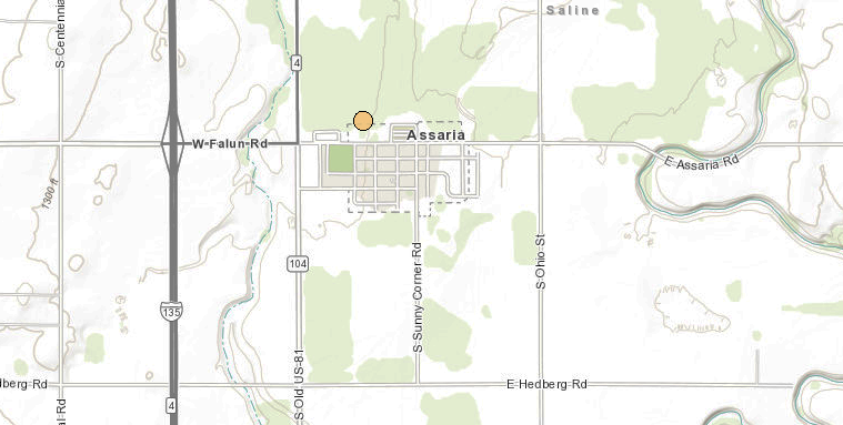Map courtesy Kansas Geological Survey