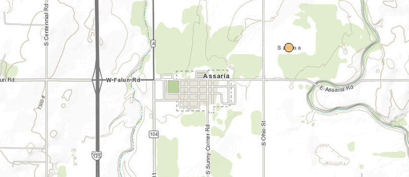 Map courtesy Kansas Geological Survey