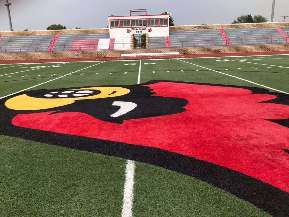 Hoisington selling old turf memorabilia including 50yard line Cardinal
