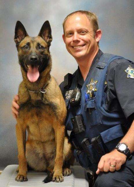 <b>The Saline County Sheriff's Office K-9 unit, Maggie and Deputy Craig Norris.</b> Photo courtesy Saline County Sheriff's Office