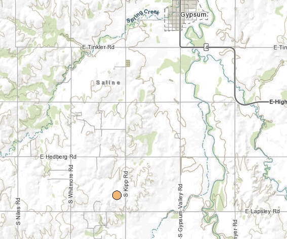 Map courtesy Kansas Geological Survey