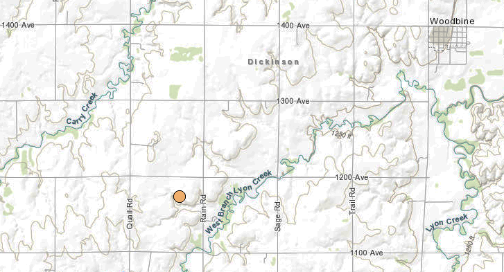 Map courtesy Kansas Geological Survey
