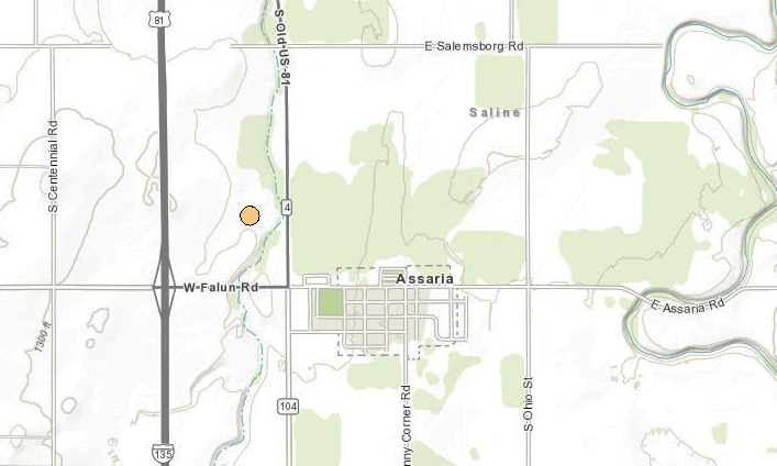 Maps courtesy Kansas Geological Survey