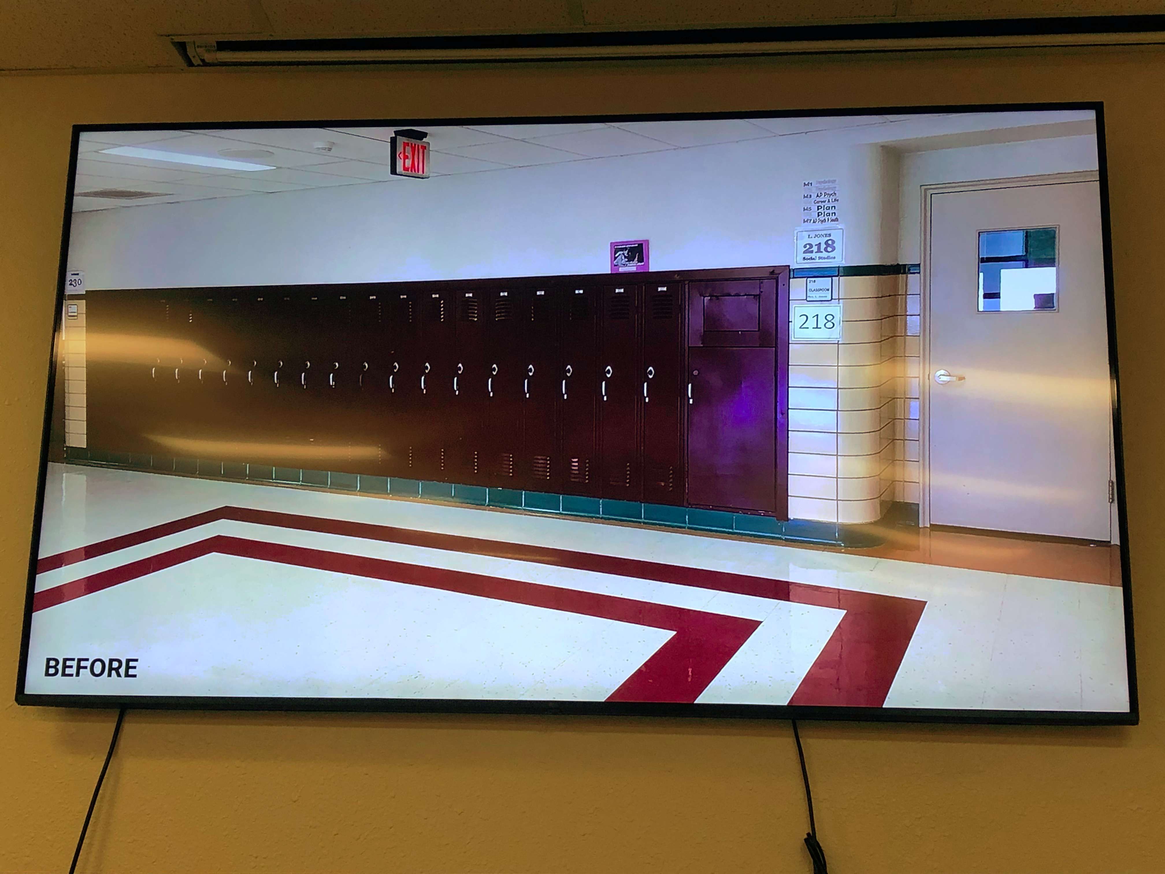 Several of the committee members said this photo of Salina Central High School before its renovation looked much like Hays High School today. Courtesy photo