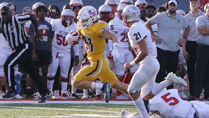 <b>Coyote football's Nick Allsman.</b> Photo courtesy <a href="http://kwucoyotes.com">kwucoyotes.com</a>