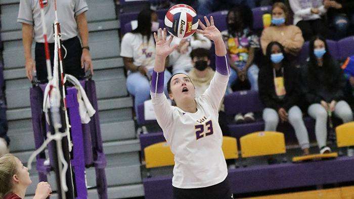 <b>Coyotes' Josie Deckinger had 32 assists.</b> Photo courtesy <a href="http://kwucoyotes.com">kwucoyotes.com</a>