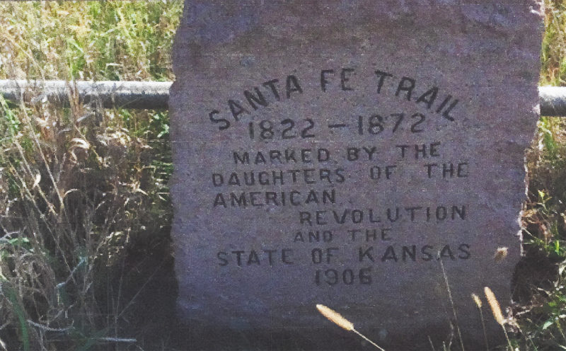 <b>One of 67 markers in the southwest district tracking the original Santa Fe trail can still be seen today.</b> (Lynda Fort)